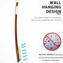 ICANdOIT-17.71Inch Natural Boar Bristles Anti-Slip Long Handle Bath Brush,Bent Handle Shower Scrubber for Exfoliating,Shower Back Brush,Exfoliation Set with Pumice Stone (1 Pack)