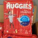 Huggies Size 4 Diapers, Little Snugglers Baby Diapers, Size 4 (22-37 lbs), 150 Count (6 Packs of 25), Packaging May Vary
