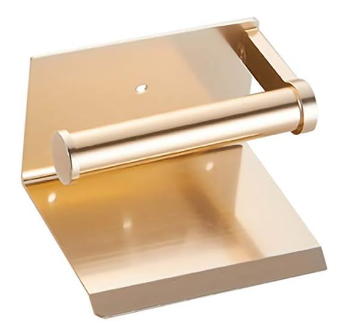 Toilet Paper Holder Roll Holder, Toilet Paper Holder Wall Mounted Mobile Phone Paper Towel Holder Decorative Bathroom Roll Paper Holder