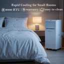 Portable Air Conditioner Unit, 9000 BTU, (6K SACC), White (PAG-S06KCO630C)