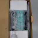 GreenLife Electric Waffle Sandwich Maker, Toaster, Panini Press with Healthy Ceramic Nonstick Plates, Perfect for Tuna Melts, Crispy Rice, Grilled Cheese, LED Indicator Light, PFAS-Free, Turquoise