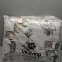 VK·LIVING 9x12 Area Rug Washable Rugs for Living Room Rug Vintage Design Boho Rug with Non Slip Living Room Rug Bedroom Carpet Stain Resistant, Home Decor, Beige