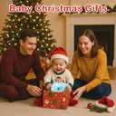 Bath Toys, Light Up Dolphin Baby Bath Toys for Babies 6-12 12-18 Months, Rechargeable Sprinkler Musical Toys, Easter Basket Stuffers Bathtub Toys for Toddlers 1-3 2-4 Boys Girls Infant Kids- Blue