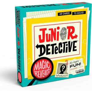 Junior Detective Game by Buffalo Games, Board Games for Kids 6-10, Family Board Games, Mystery Board Game for Kids, Cooperative Detective Game, Fun Family Games