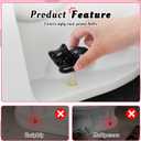 4 Pack Toilet Bolt Caps Decorative, Ceramic Cute Cat Screw Cover for Bottom of Toilet Fun Themed