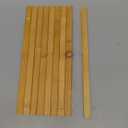 RoyalHouse Natural Bamboo Roll Top Bread Box Kitchen for Countertop Food Storage, Large