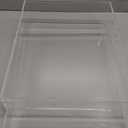 PATIKIL Acrylic Box with Lid 7.87" x 5.91" x 1.97", Clear Acrylic Display Boxes Plastic Square Cube Containers Storage Organizer for Candy Tiny Jewelry Artwork Display