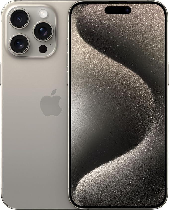 Apple iPhone 15 Pro Max, 256GB, Natural Titanium - Unlocked 