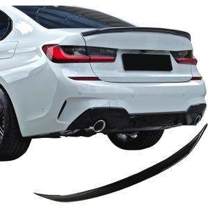 Rear Spoiler for 3 Series G20 Sedan 2019-2023 G80 M3 330i 330e M340i 2021 2022 2023 Trunk Spoiler Wing Trunk Tail Rear Trunk Lid,Carbon Fiber Style Performance - MP Style