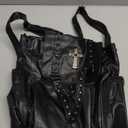 Studded Backpack Cross Metal Studs Y2k Emo Purse Punk Backpack for Women 2000s Goth Edgy Daypack Gothic Daily Party Club(Black)