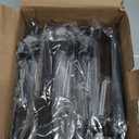 30 Pack 5 inch(128mm) Center to Center Matte Black Cabinet Pulls Stainless Steel Kitchen Cabinet Handles - Square Dresser Handles Drawer Pulls