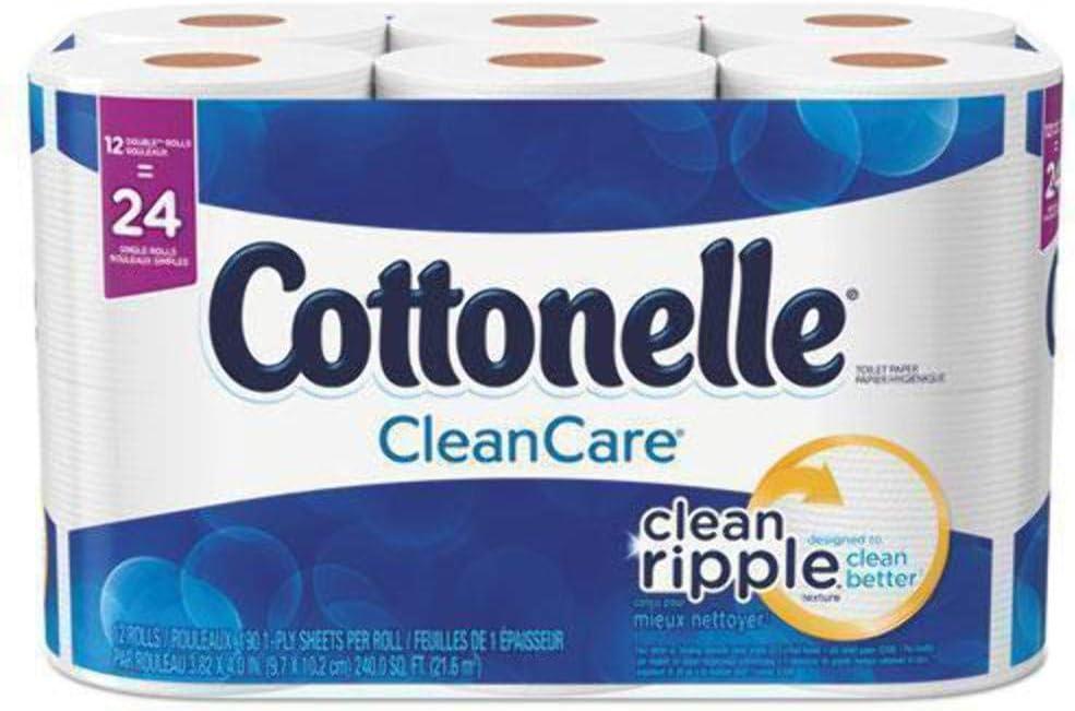 KIMBERLY CLARK KLEENEX COTTONELLE Ultra Soft Bath Tissue, Pack of 2