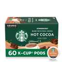 Starbucks K-Cup Coffee Pods, Flavored Hot Cocoa, Classic Hot Cocoa, 60 Keurig Pods