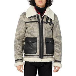 Levi's Men's Faux Shearling Rancher Aviator Jacket (Tundra), XL