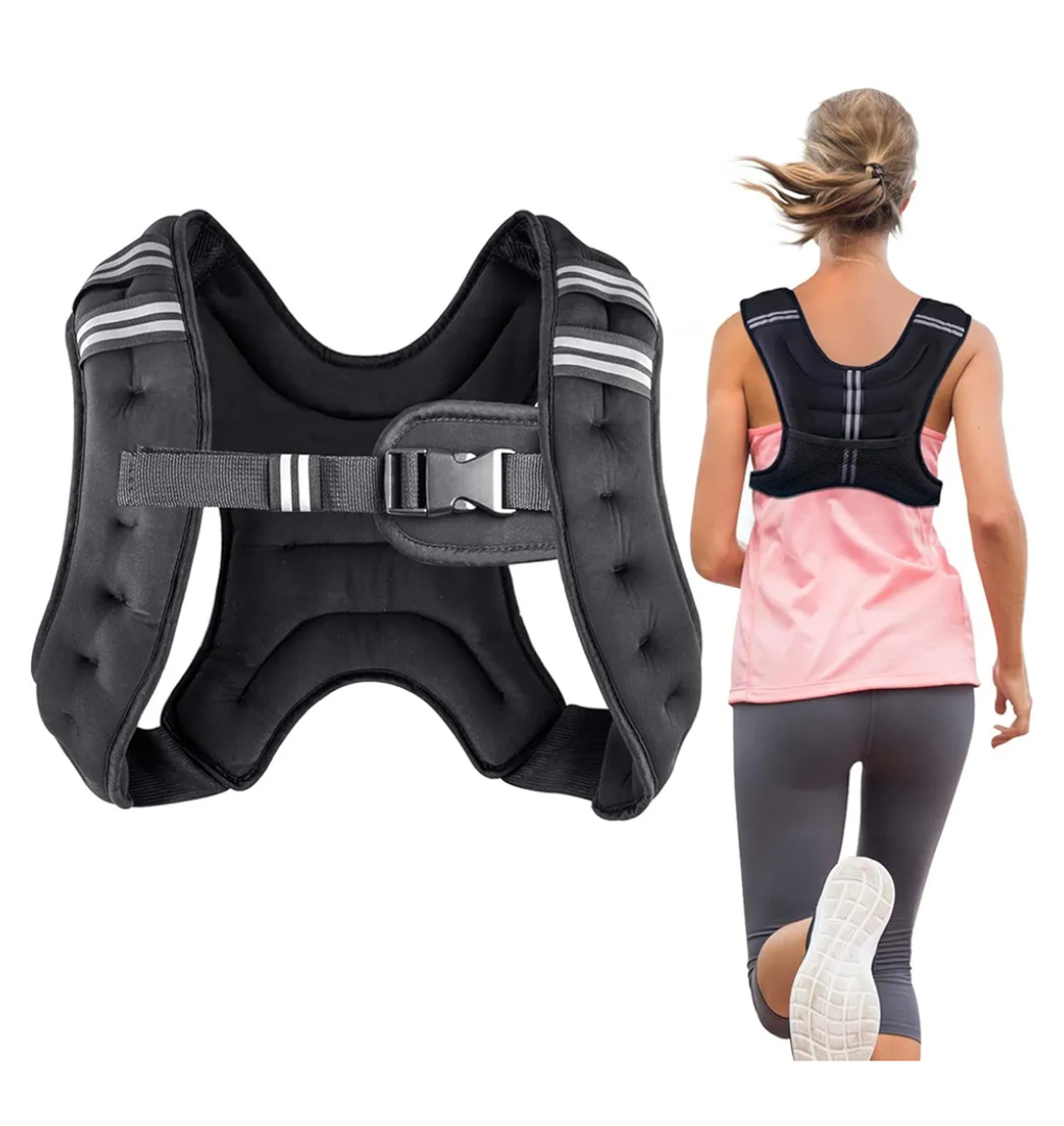Weighted Vest Weight Vest for Men Women Kids Weights Included, Body Weight Vests Adjustable for Running, Training Workout, Jogging, Walking
Black 12 LBS