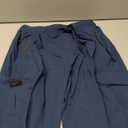 Women's Joggers with Pockets Lightweight - Water Resistant Cargo Athletic Pants for Hiking Running Camping Travel (Navy Blue), S