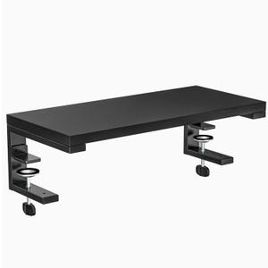 22 inches Desk Extender Shelf, 22"x 9.8" Versatile Clamp on Desk Shelf, Heavy Duty Desktop Organizer for Gaming and Office Accessories, Black 22 inches Desk Extender Shelf, 22"x 9.8" Versatile Clamp on Desk Shelf, Heavy Duty Desktop Organizer for Gaming and Office Accessories, Black