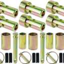 POSEAGLE 2 Pack TK95029 Cat 1 Quick Hitch Adapter Bushing Kit with S07070200 Top Link Pin and Heavy Duty Lynch Pin with Ring Replaces S14114400 for Category I 3Point Hitch Tractors