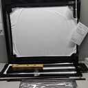 WAOWAO Baby Gate 4.72" Extra Wide Pressure Mounted Walk Through Swing Auto Close Safety Black Metal Toddler Kids Child Dog Pet Puppy for Stairs,Doorways,Kitchen