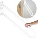 28 Inch U Shaped Handrail for 1-5 Steps - 1.25" Tube, ZUEXT Oil Rubbed White Stainless Steel Safety Grab Bar for Stairs, Wall Mounted Hand Railing for Outdoor Garage Entry Interior Exterior Stairway