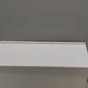 Dalmbox Wall-Mount Mailbox Large Mailbox for Post Rust-Proof Galvanized Steel Box for Outside or Townhouse Horizontal Style, White, 15.7 x 4.3 x 9.4