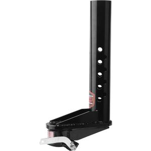 8" Offset Gooseneck Hitch Extender,Gooseneck Coupler for 2-5/16" Gooseneck Ball, Fits 4" Round Tube Gooseneck Trailers, Provides Extra Clearance & Improved Turning Safety for Short Bed Trucks