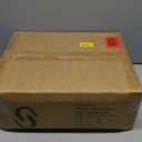 UNITSTAGE 10 Tier Rotating Vertical Shoe Rack Tower, Wooden Tall Shoe Storage Organizer with Hooks, Sturdy Metal Narrow Shoe Shelf for 20 Pairs, Space Saving Rack for Closet Entryway, Rustic Brown, Factory Sealed