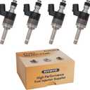 16010-5PA-305 OE 1.5L GDI Fuel Injectors,Compatible with/Honda 1.5L Accord CR-V Civic Fit 2015 2016 2017 2018 2019 2020 2021 2022 2023 |Gas 1.5 L4| |6 Holes| |Set of 3| |16010-5R1-315|