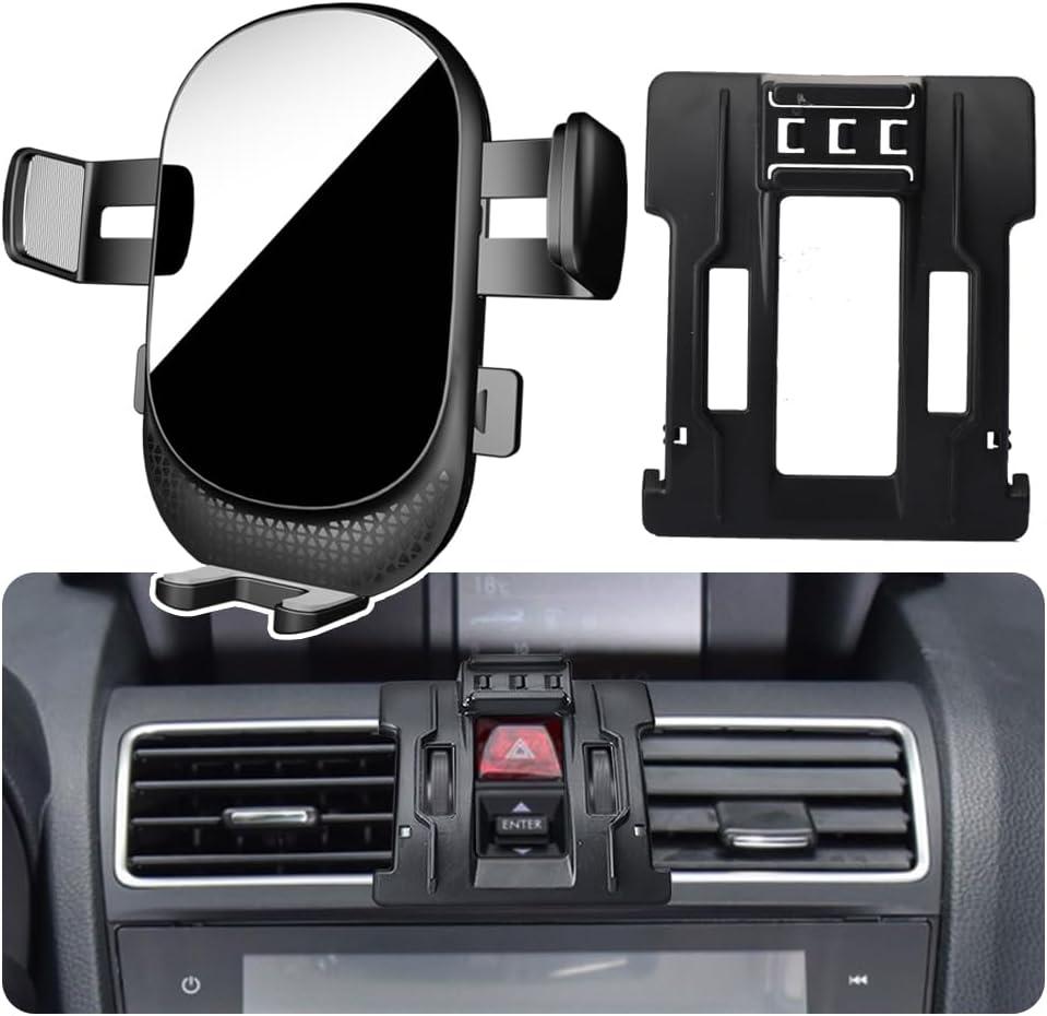 Car Phone Holder for Subaru Crosstrek/Impreza Auto Accessories [Only for 2016-2017 Crosstrek & 2013-2016 Impreza] [Auto Lock Hands Free Cell Phone Mount Car fits for iPhone & All Smartphones]