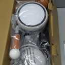 Umatoll Colorful Lighting Baby Balance Bike Toys for 1 Year Old Boys Gifts, Adjustable Seat Baby Walker, One Year Old Boy Birthday Gifts, 12-24 Months Toddler First Ride on Toys (Black)