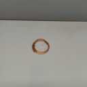 99.9% Soft Copper Wire, 6 Gauge/ 4.1 mm Diameter, 12.5 Feet / 3.8m, 1 Pound Spool Pure Copper Wire, Jewelry Making Wire Craft Wire
