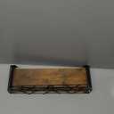 Floating Shelves Set of 3, Home Wood Wall Shelf, Farmhouse Shelf for Bedroom, Wall Mounted Floating Shelf for Living Room, Bedroom, Bathroom, Kitchen, Office (Black)