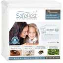 SafeRest Zippered Mattress Protector - Premium 9-12 Inch Waterproof Mattress Cover for Bed - Breathable, Noiseless Washable Mattress Encasement - Queen