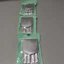 3 x Eyebrow Tweezer Set, 4 Pcs Professional Stainless Steel Tweezers for Women, Precision Tweezer for Facial Hair, Splinter and Ingrown Hair RemovalBright silver