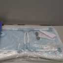 Slendor Lap Desk with Cup Holder, Foldable Laptop Table for Bed, Portable Bed Desk for Laptop and Writing, Computer Tray with Tablet Slot, Notebook Stand Reading Holder for Couch Sofa Floor,Blue