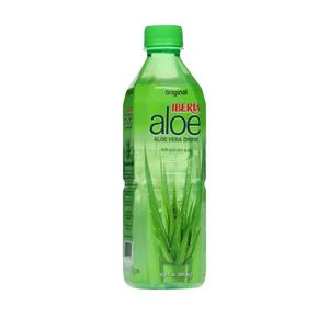 Iberia Aloe Vera Drink with Aloe Vera Pulp, Original, 16.9 fl oz (Pack of 24), EXP: Feb/03/2027