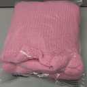 Saodimallsu Womens Open Front Cardigans Long Lantern Sleeve Oversized Chunky Knit Casual Fall Sweater Coat Pink (Pink)