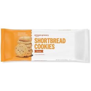 Amazon Grocery, Pecan Shortbread Cookies, 11.3 Oz (Previously Happy Belly, Packaging May Vary) Pack of 3 (Best By Oct. 9, 2025)