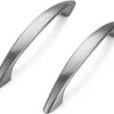 Ravinte 5 Pack 3 Inch Kitchen Cabinet Hardware Handles Satin Nickel Pulls Brushed Nickel Drawer Pulls for Cabinets Cupboard Drawer Handles