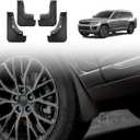 Muslogy for 2021-2025 2026 Grand Cherokee L 3Row Seat Mud Flaps Fender Mud Guard Front & Rear 4PCS Set No Drilling Required Compatible with Jeep Grand Cherokee L 2026 2025-2021 GCL Accessories