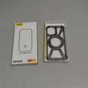 X Case for iPhone 16 Case 6.1",with Kickstand 360Rotatable Magnetic Ring Stand,[Compatible with MagSafe] Shockproof Aluminum Metal Phone Case Slim & Light Phone case,Gray (Black)