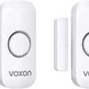 Door Alarms for Kids Safety, VOXON Window Alarm Door Alarm for Home Security Personal Security Window Alarms Sensor Burglar Door Alarm for Pool, Cars, Sheds, Caravans DIY Kit Pack of 2 (White)