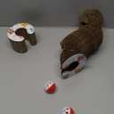 2 PCS Cat Scratcher Board with 6 Balls Cats Toy