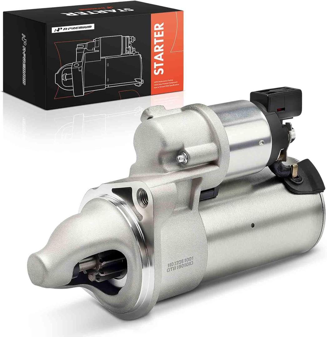A-Premium Starter Motor Compatible with Hyundai Santa Fe 2015-2018, Azera 2015-2017, Santa Fe XL 2015-2019 & Kia Sorento 2016-2020, Sedona 2016-2021, Cadenza 2015-2020, 3.3L, 12V 1.7KW 11-Teeth CW