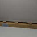 1 Inch Curtain Rods 72 to 144 Inches (6 to 12 ft) Telescoping Single Drapery Rod, USFOOK Heavy Duty Curtain Rods for Windows with Silver Decorative Translucent Finials