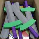 6 Set Foam Sword and Shield Set for Kids Foam Swords for Play Fighting Medieval Knight Joust Weapons Role Play Costume Party Birthday Gifts Activities Accessories Christmas