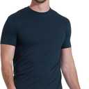True Classic Mens T-Shirts - Short Sleeve Crew Neck Plain Novelty T Shirt for Men (Medium, Navy)