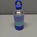 Boon Triful Baby Formula Dispenser On The Go - Insulated Stainless Steel Formula Containers with Stacking Design - Baby Bottle-Feeding Supplies for Travel, Camping, 8 oz, Blue