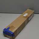 Vintage White Curtain Rod for Windows 66 to 120 Inch, 1 Inch Diameter Heavy Duty Adjustable Curtain Rod with Boho Finials - for Living Room & Bedroom