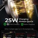 LISEN Qi2.2 25W Magsafe Car Mount Charger,[More Stable & Faster Charging] Suction Cup Phone Mount, Wireless Car Charger 25W Magnetic Car Phone Charger for iPhone 17 16,15W for iPhone 17e 15 14 13 12